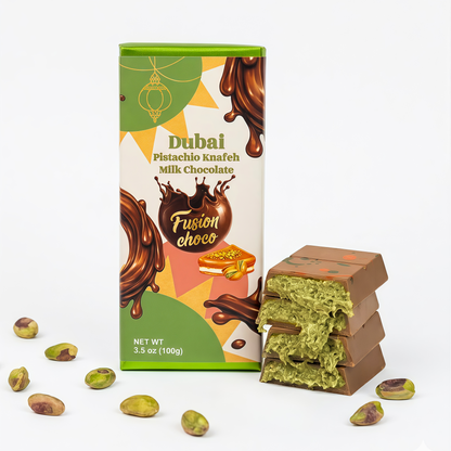 Dubai Pistachio Milk Chocolate 3.5oz